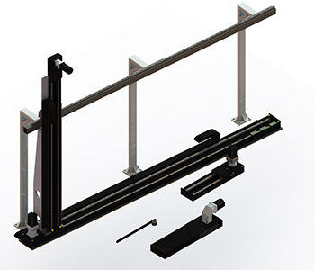 Gear and rack transmission